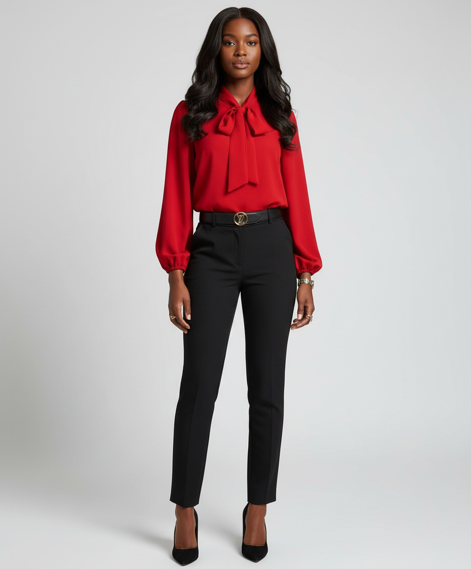 Riand Elegante Strik Blouse Dames