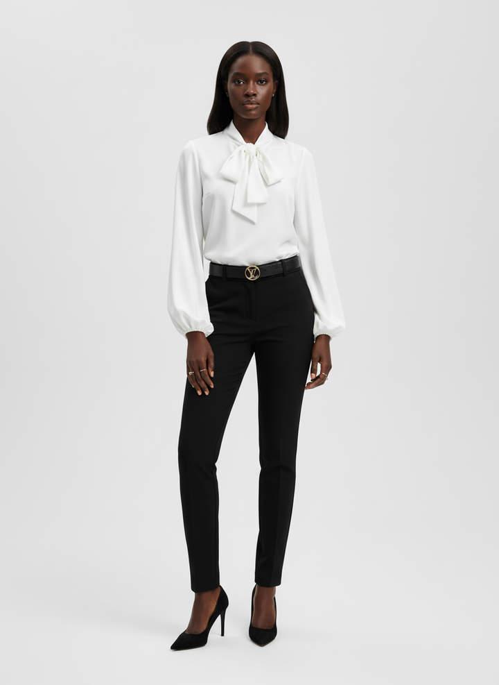 Riand Elegante Strik Blouse Dames