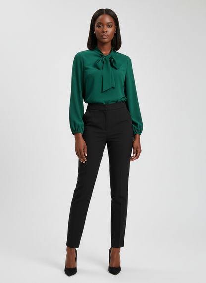 Riand Elegante Strik Blouse Dames