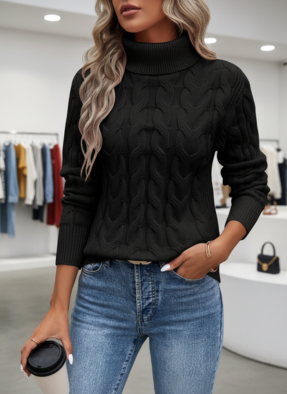 Michelle Knit Turtleneck Sweater Dames