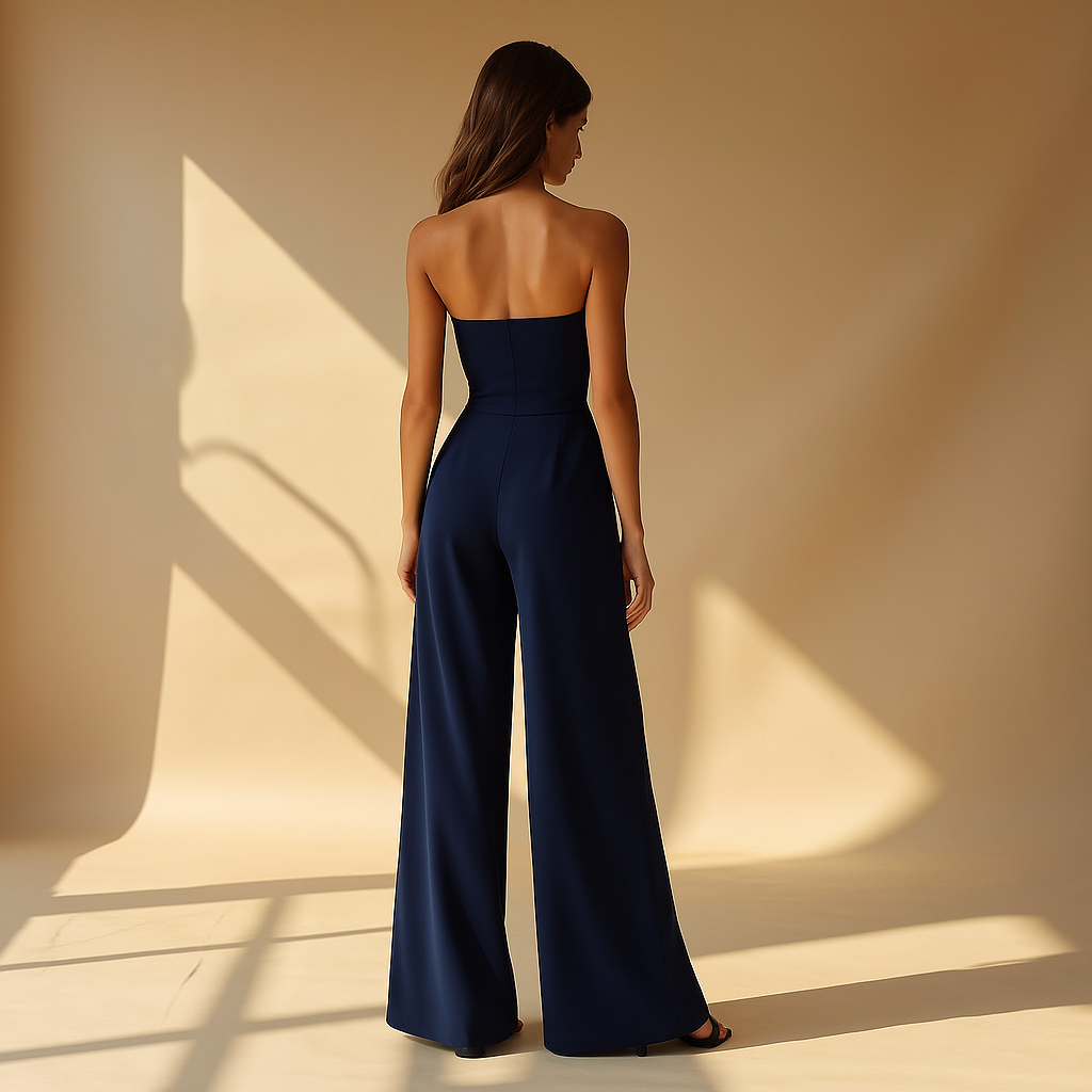 Serélle Strapless Elegante Dames Jumpsuit