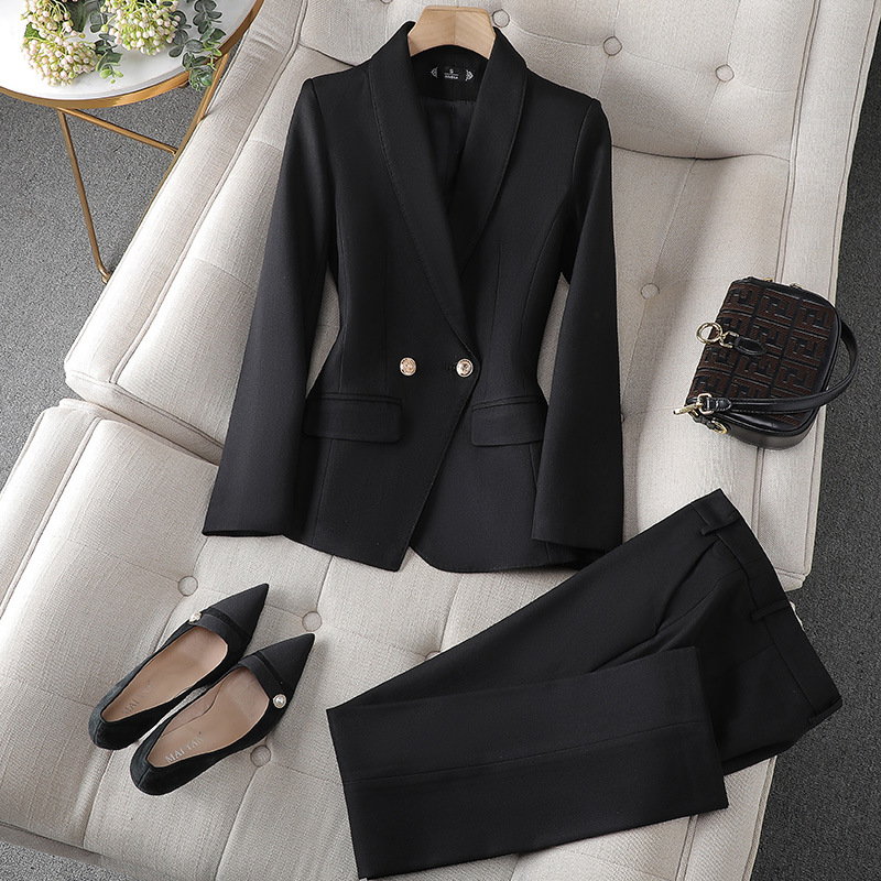 Brielle Elegante Blazer Set Dames Luxe Tailored