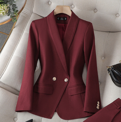 Brielle Elegante Blazer Set Dames Luxe Tailored