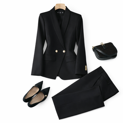 Brielle Elegante Blazer Set Dames Luxe Tailored