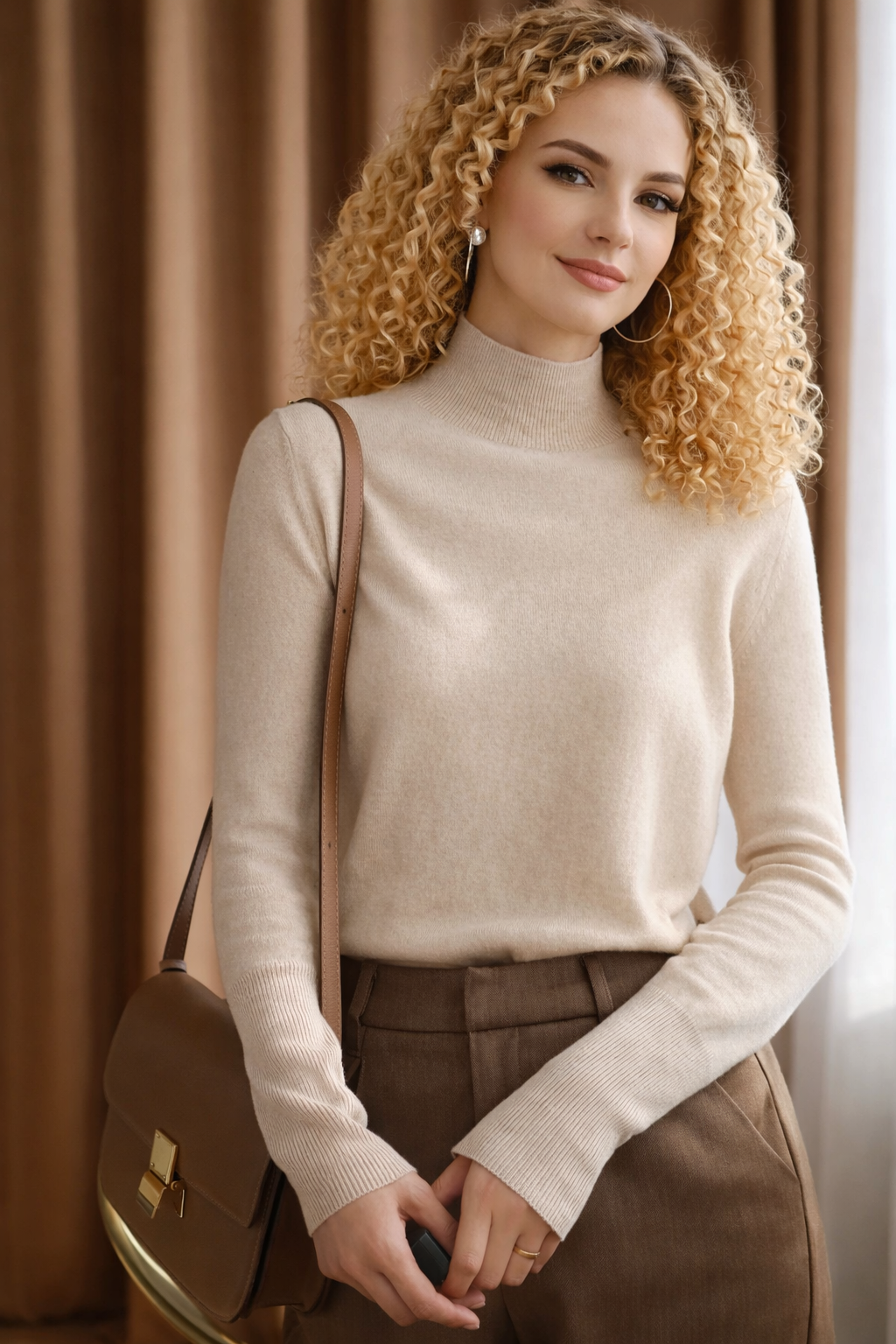 Eléna Luxe Coltrui Dames – Elegante Zachte Knit