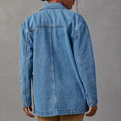 Mirelle Denim Blazer Dames Casual Chic