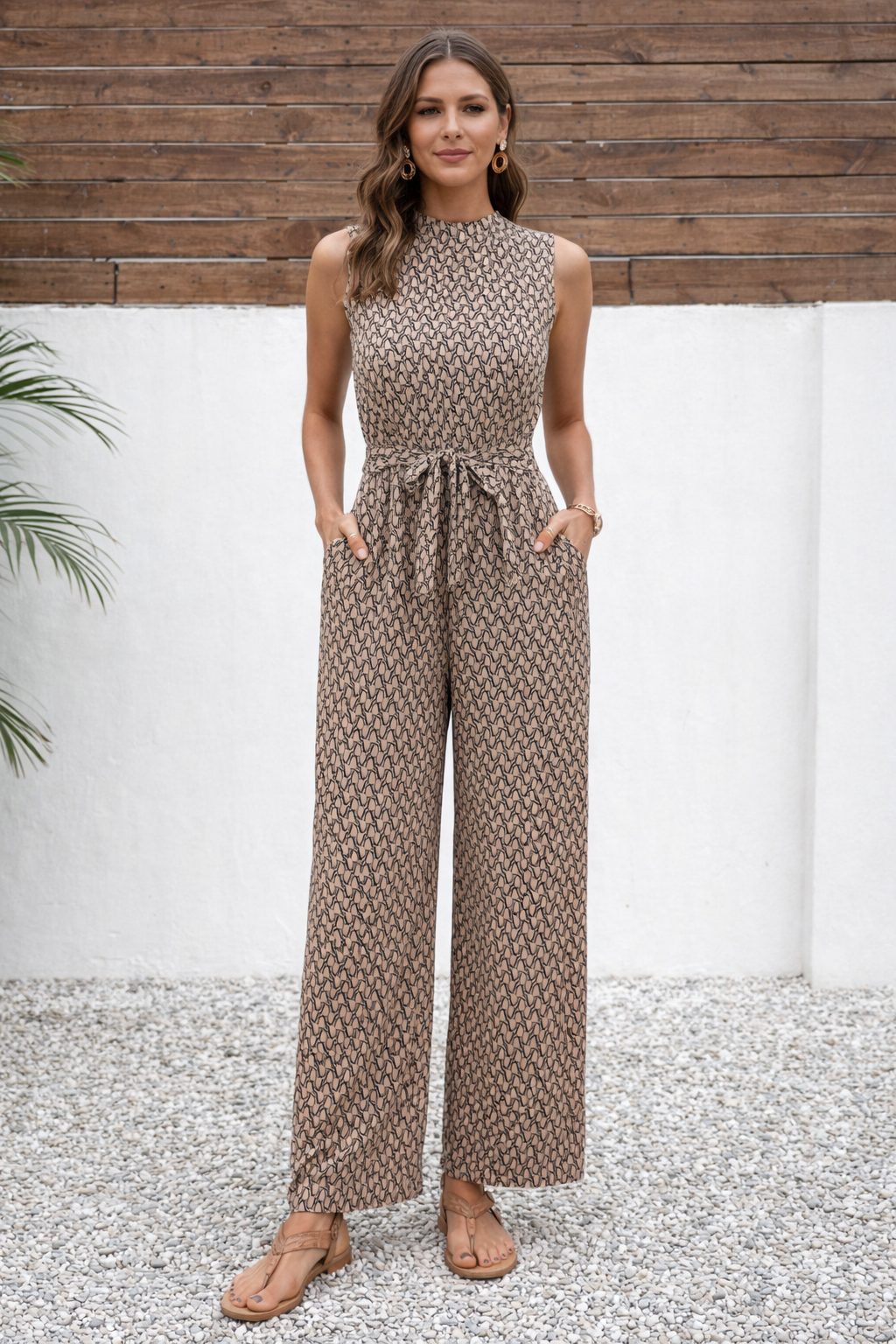 Marise Elegante Wide Leg Jumpsuit Dames