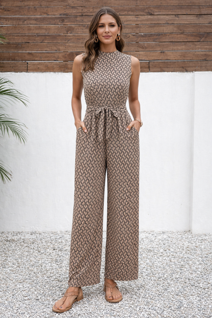 Marise Elegante Wide Leg Jumpsuit Dames
