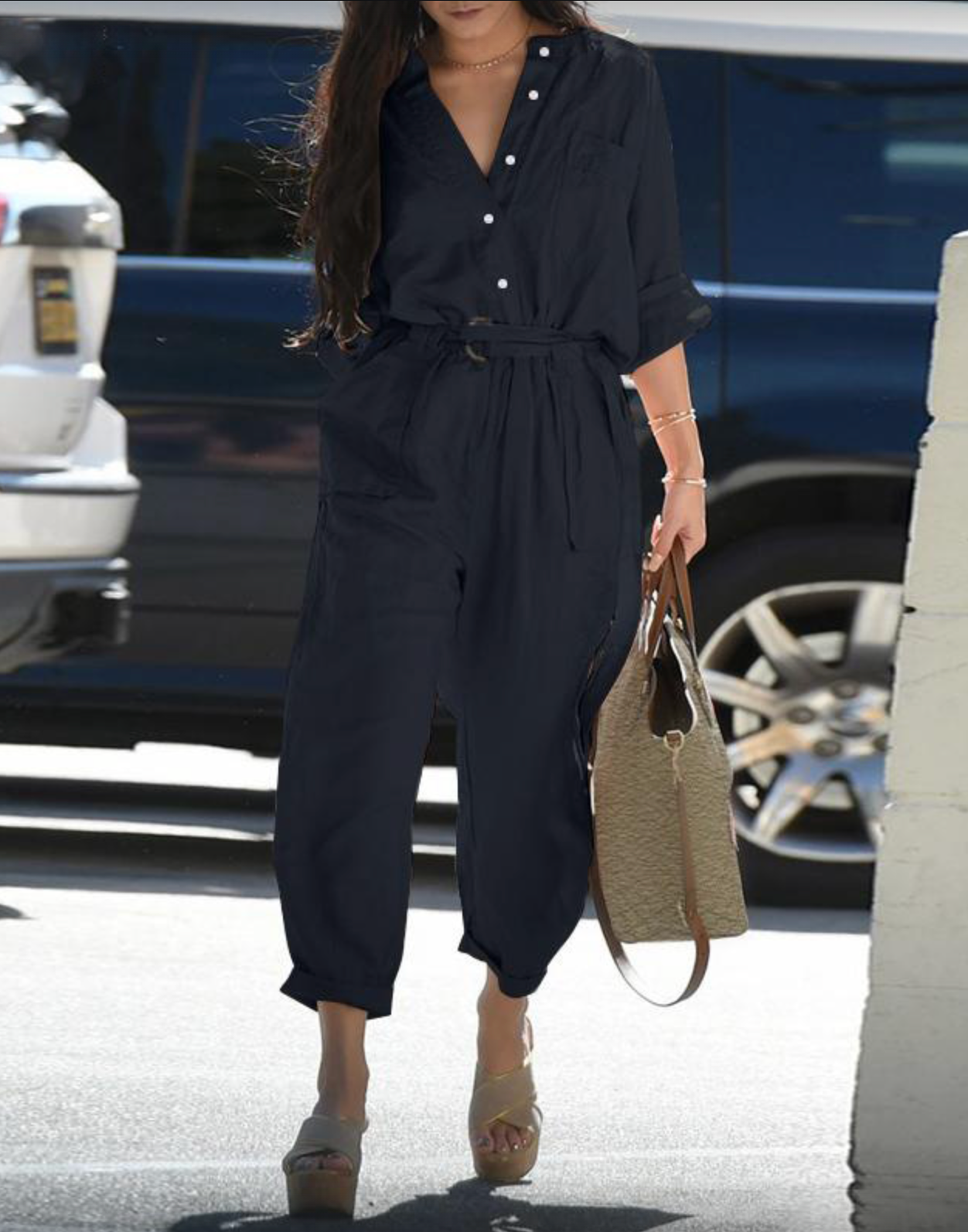 Arlena Utility Chic Jumpsuit Dames