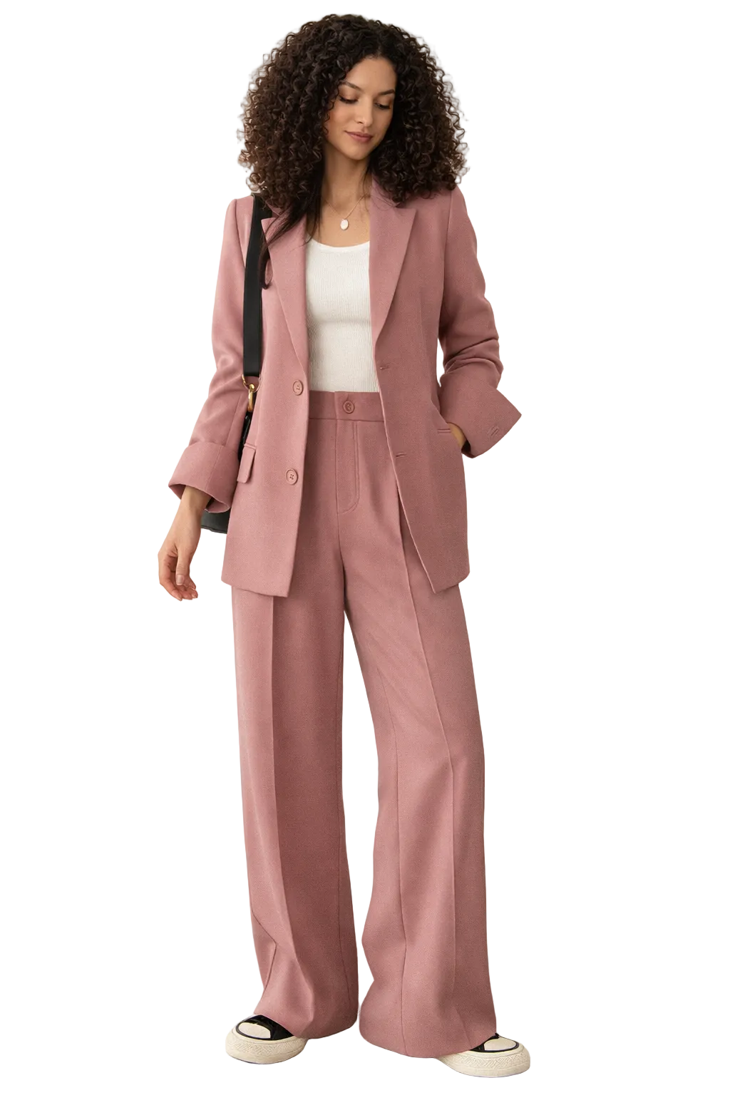 Marian Elegant 2-Delig Damespak Stijlvolle Blazer en Pantalon Set