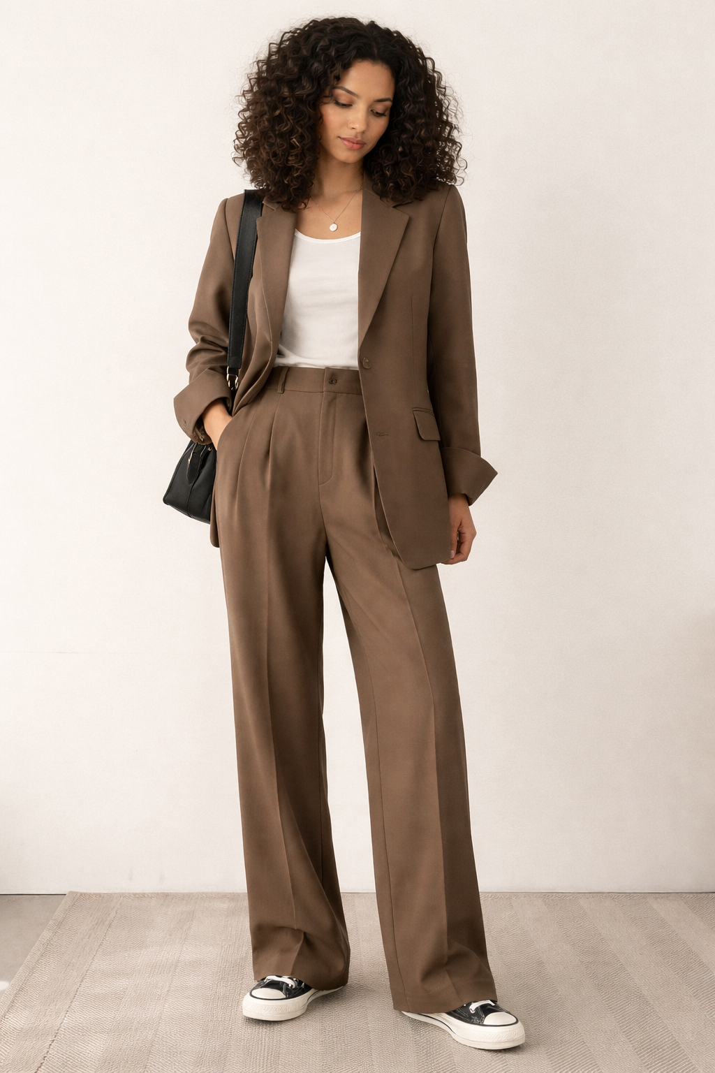 Marian Elegant 2-Delig Damespak Stijlvolle Blazer en Pantalon Set