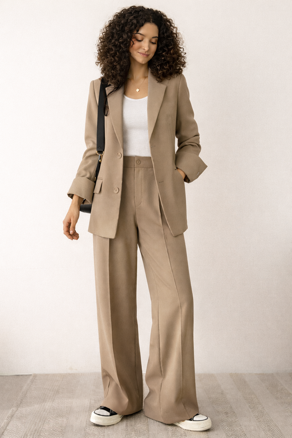 Marian Elegant 2-Delig Damespak Stijlvolle Blazer en Pantalon Set