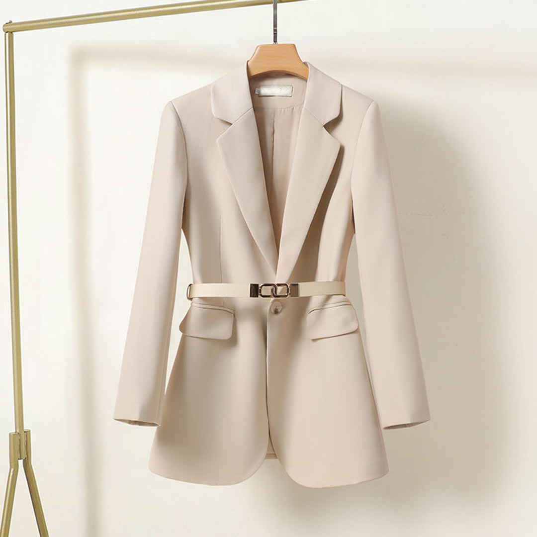 Maréa Luxe Getailleerde Blazer met Riem Dames