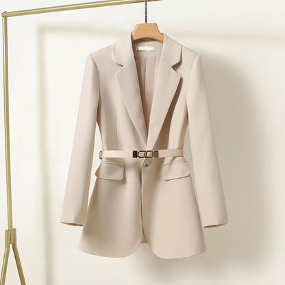 Maréa Luxe Getailleerde Blazer met Riem Dames