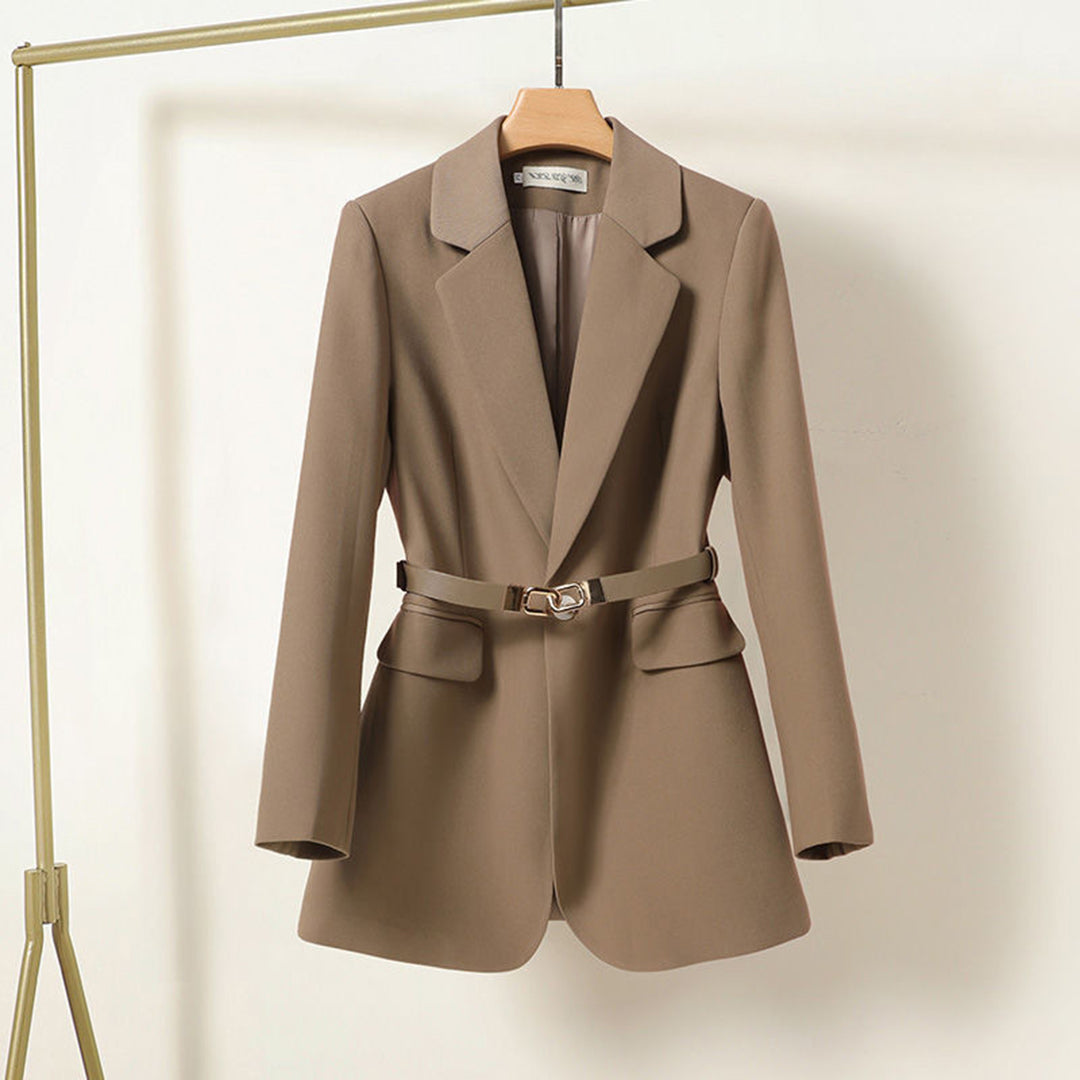 Maréa Luxe Getailleerde Blazer met Riem Dames