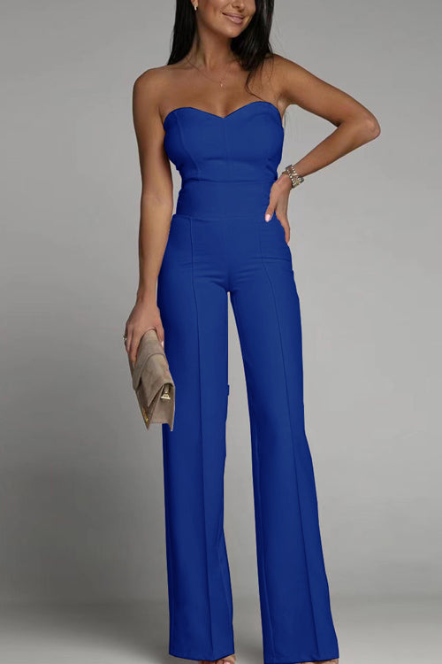 Celestine Strapless Elegante Dames Jumpsuit
