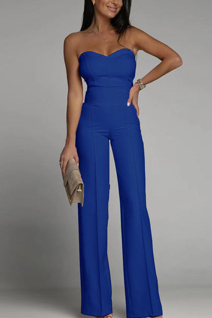 Celestine Strapless Elegante Dames Jumpsuit