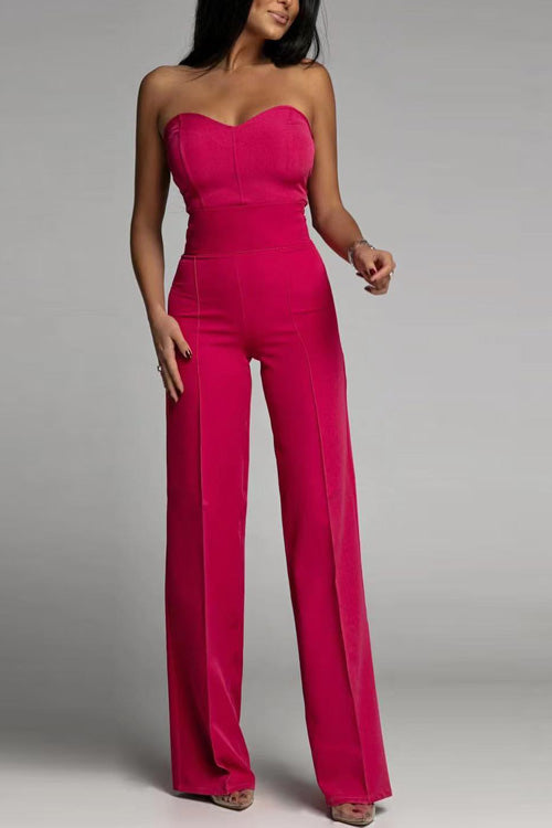 Celestine Strapless Elegante Dames Jumpsuit