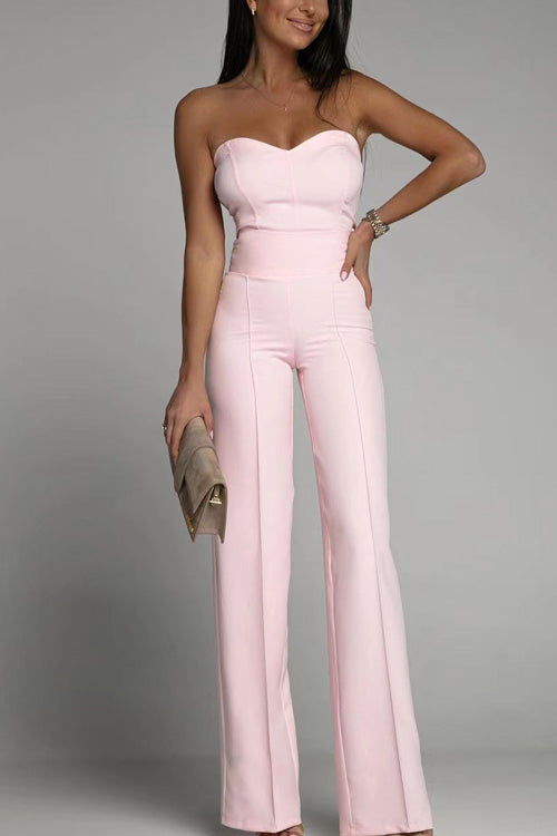 Celestine Strapless Elegante Dames Jumpsuit