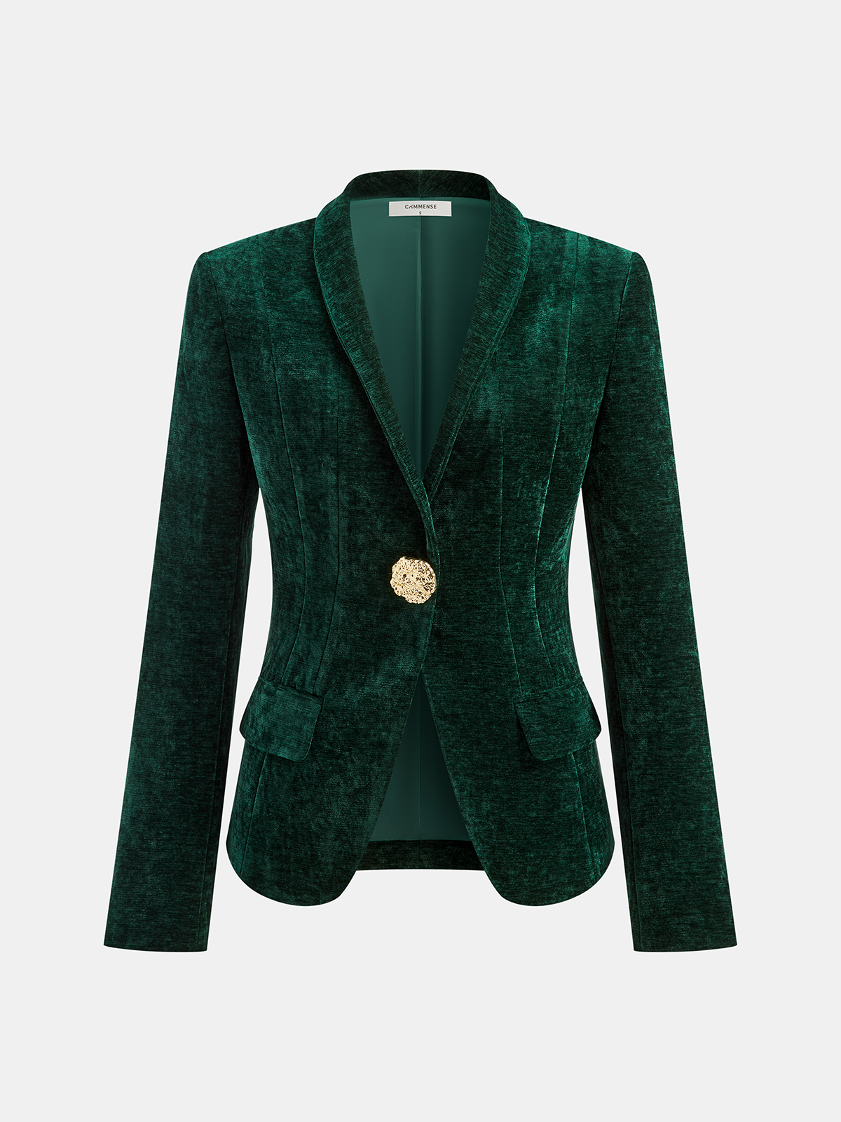 Valerie Luxe Fluwelen Getailleerde Blazer Dames