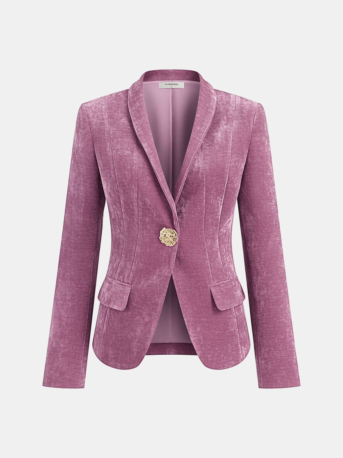 Valerie Luxe Fluwelen Getailleerde Blazer Dames