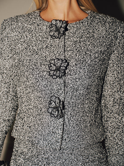 Bryoni Luxe Tweed Blazer Jurk Dames