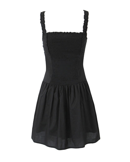 Broderie Anglaise Corset Mini Jurk voor Zomerse Avonden
