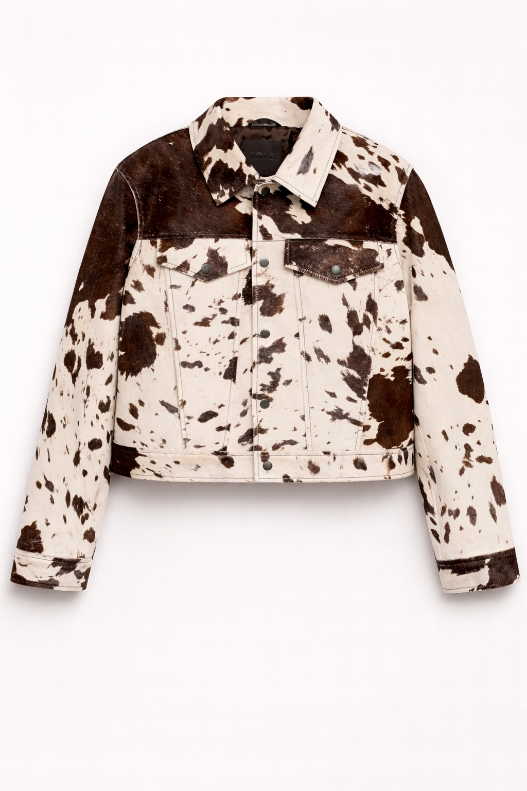 Camila Navarro Statement Cow Print Jacket