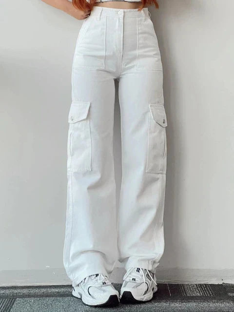 Cargo Broek met 3D zakken voor dames