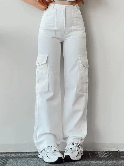 Cargo Broek met 3D zakken voor dames