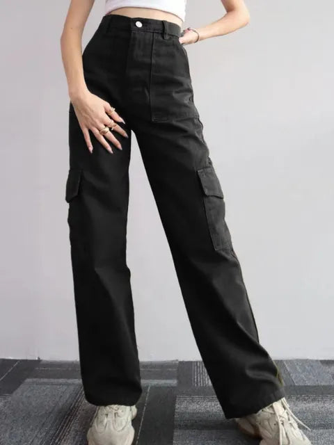 Cargo Broek met 3D zakken voor dames
