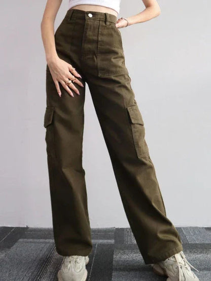 Cargo Broek met 3D zakken voor dames