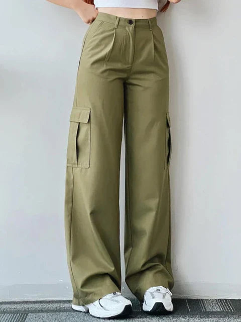 Cargo Broek met 3D zakken voor dames