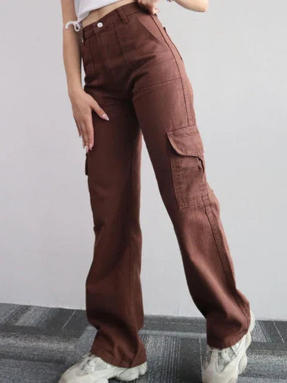 Cargo Broek met 3D zakken voor dames