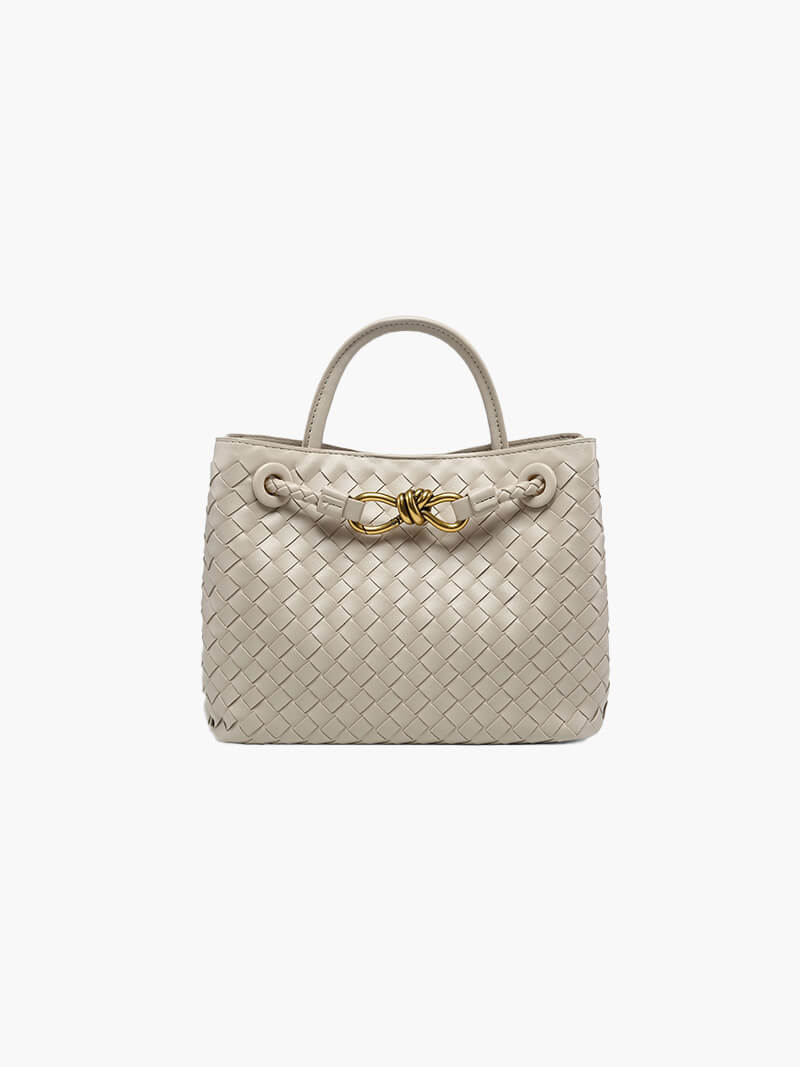 Carlee | Gevlochten Mini-Tas met Elegante Accent