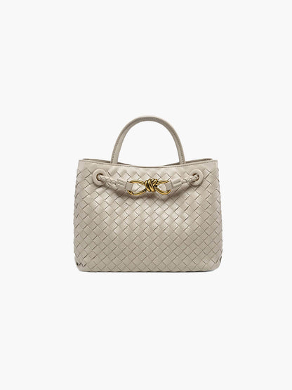 Carlee | Gevlochten Mini-Tas met Elegante Accent