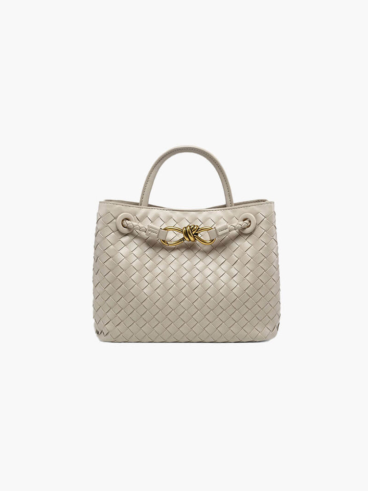 Carlee | Gevlochten Mini-Tas met Elegante Accent