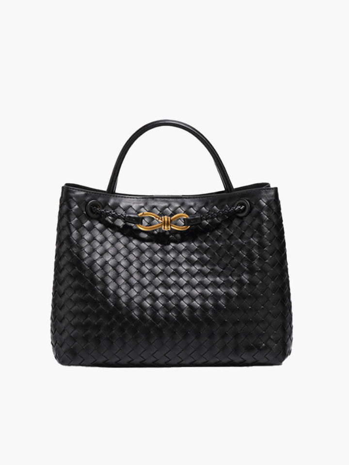 Carlee | Gevlochten Mini-Tas met Elegante Accent