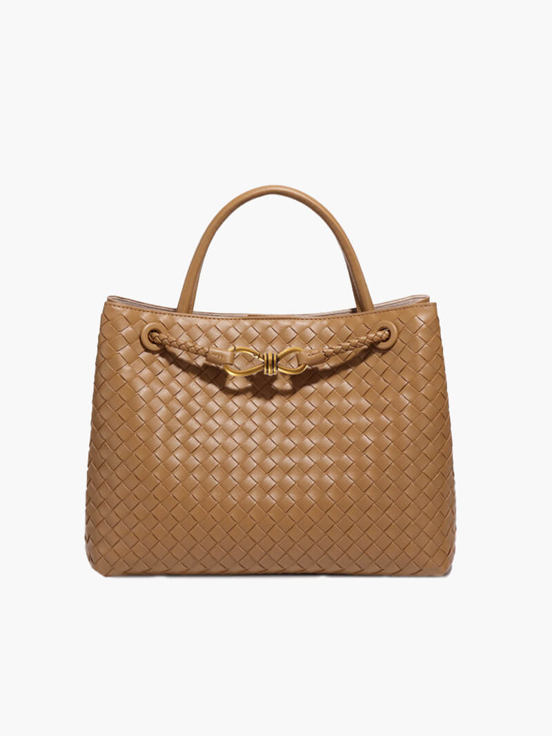Carlee | Gevlochten Mini-Tas met Elegante Accent