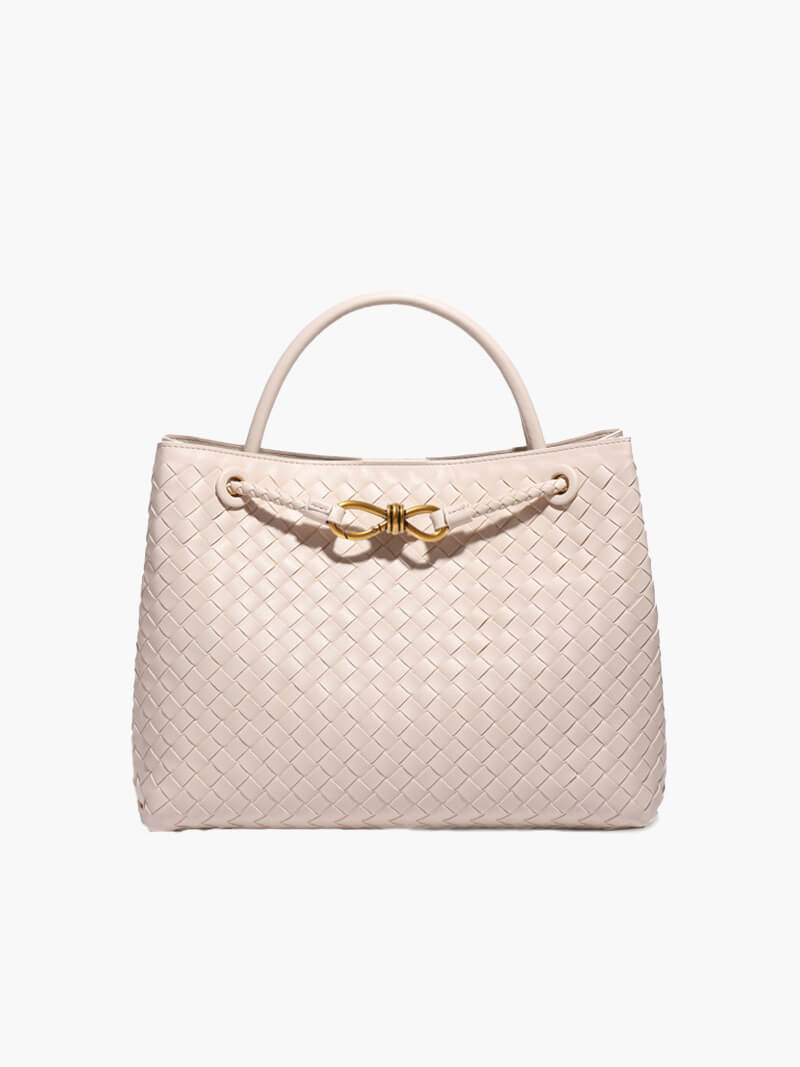 Carlee | Gevlochten Mini-Tas met Elegante Accent
