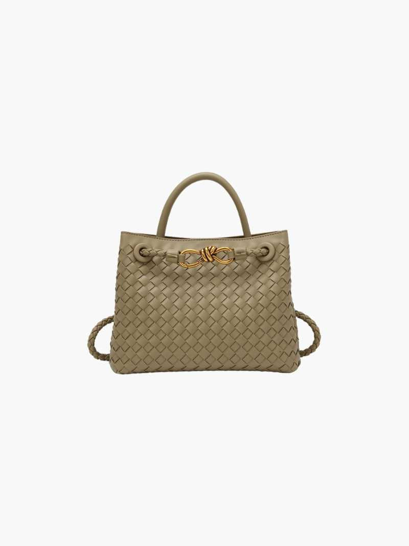 Carlee | Gevlochten Mini-Tas met Elegante Accent