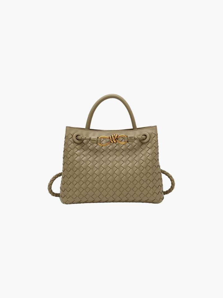 Carlee | Gevlochten Mini-Tas met Elegante Accent