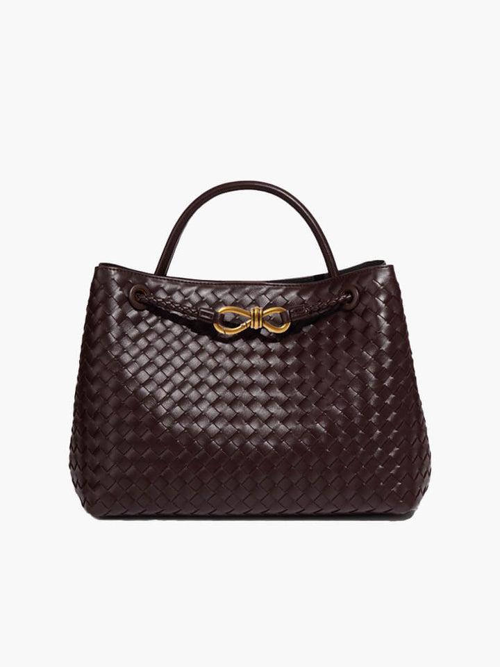 Carlee | Gevlochten Mini-Tas met Elegante Accent