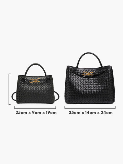 Carlee | Gevlochten Mini-Tas met Elegante Accent