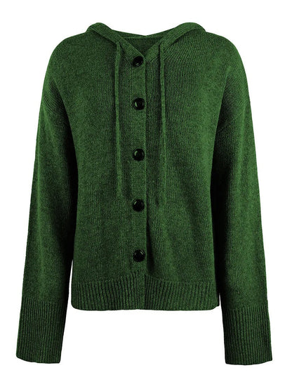 Casual gebreide dames cardigan met capuchon – Livia
