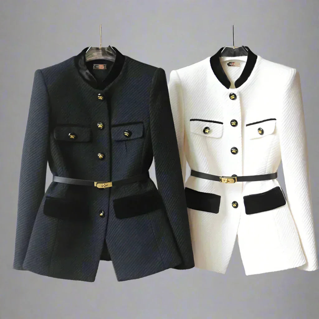 Charlotte Structured Belted Blazer