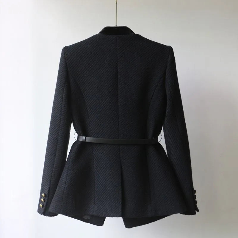 Charlotte Structured Belted Blazer