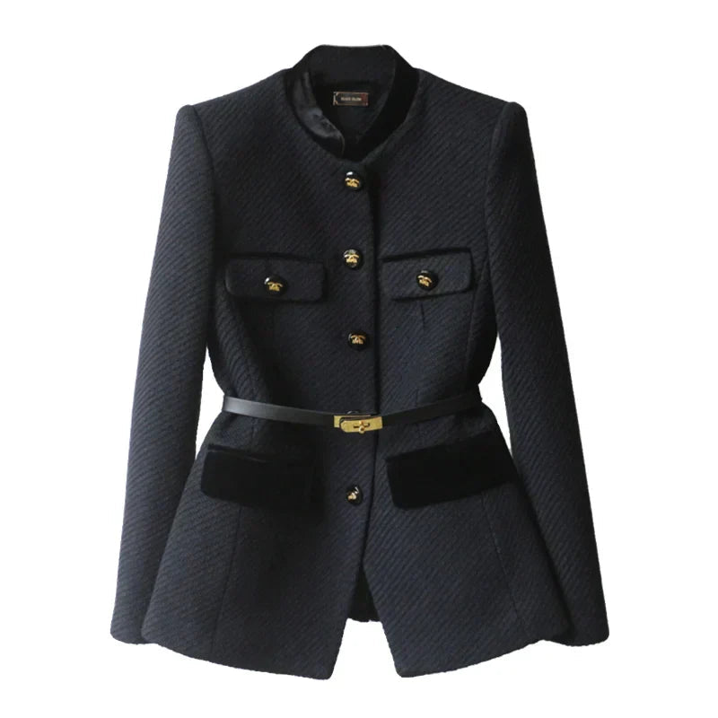 Charlotte Structured Belted Blazer