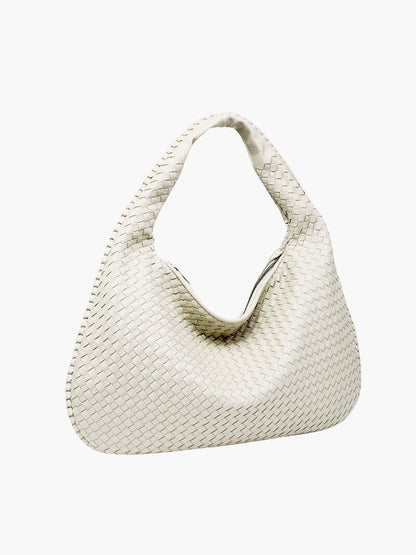 Charlyne | Grote gevlochten Hobo-tas