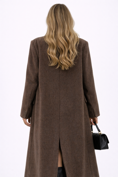 Serenelle Oversized Tailored Wool Coat